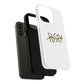 Abstract Black Barbed Wire Tough Magnetic Case