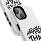 Happier Heart Lettering Tough Magnetic Case