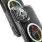 Minimalist Divide Symbol with Brush Magnetic Clear Impact Case