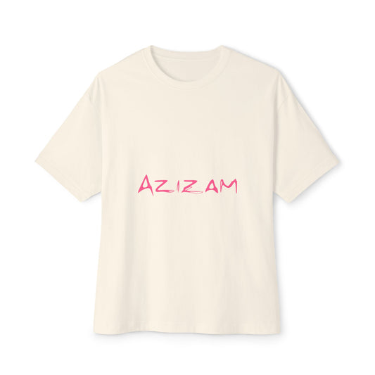 Handwritten Heart Doodle Oversized Boxy Tee