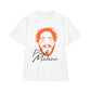 Unisex Garment-Dyed Drop-Shoulder T-Shirt – Post Malone Name Design with Picture