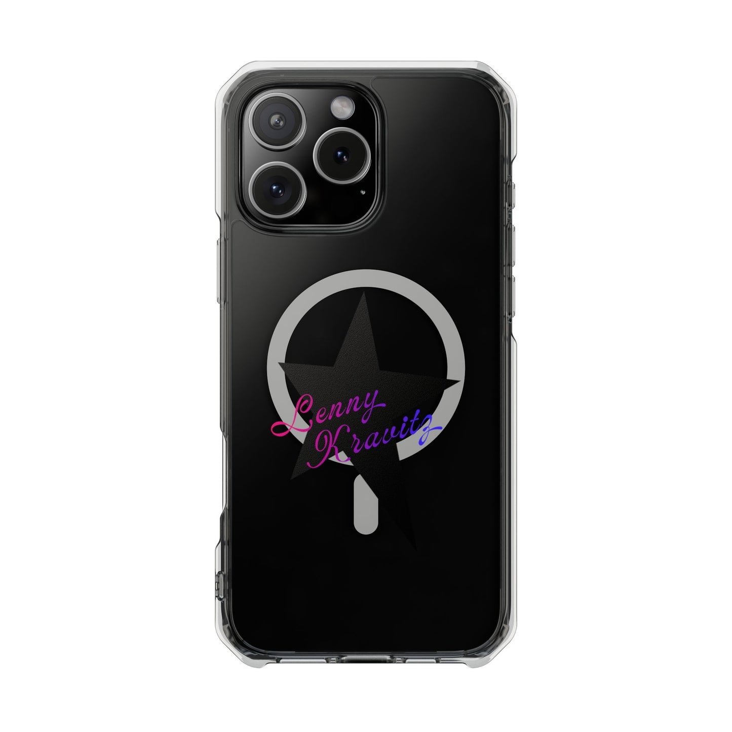 Retro Groove Script Magnetic clear Impact case