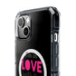 Orange Divide Symbol Magnetic Clear Impact Case