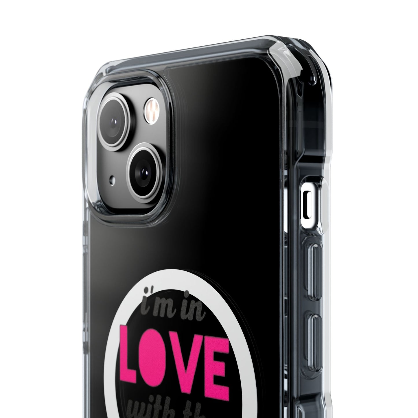 Orange Divide Symbol Magnetic Clear Impact Case