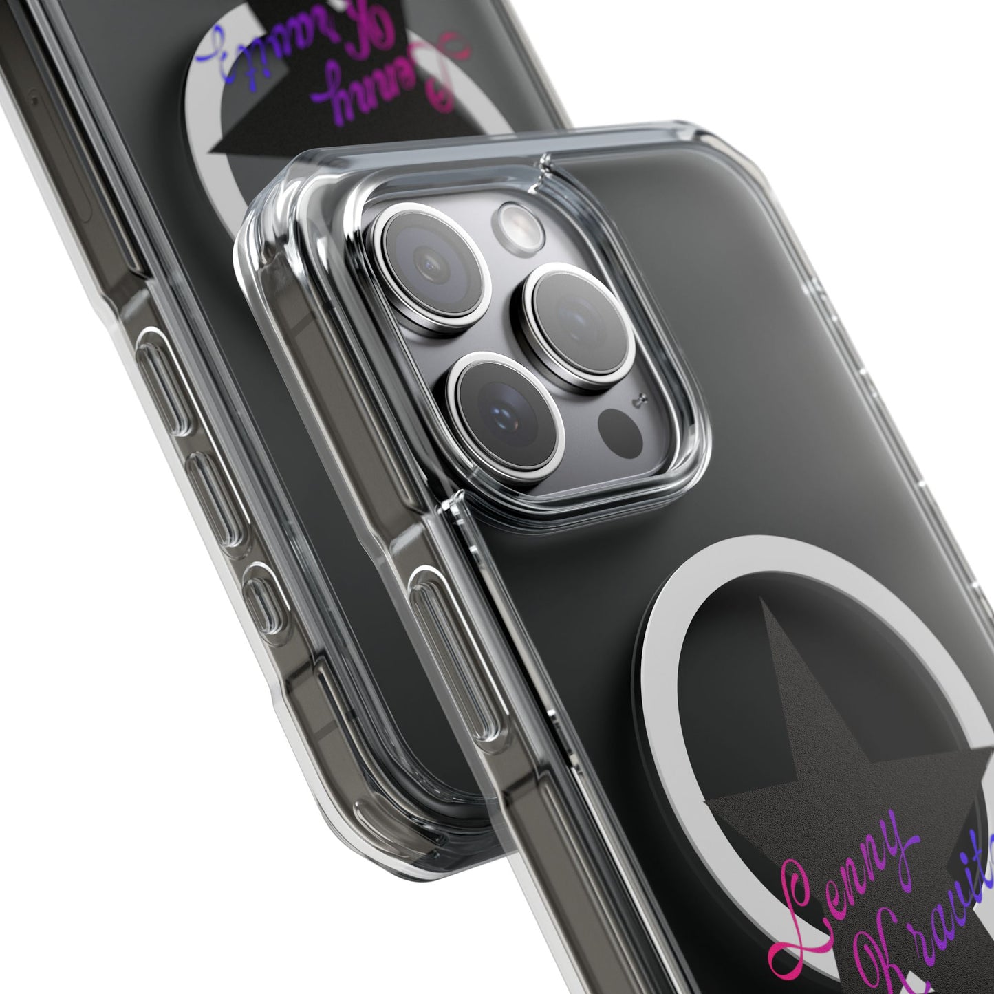 Retro Groove Script Magnetic clear Impact case