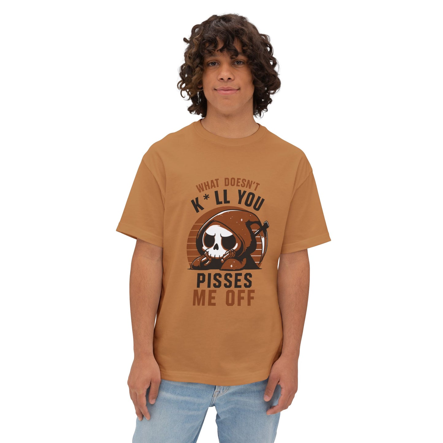 Oversized boxy Tee – Snazzy Piss Me off Edition