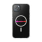 Wavy Groovy Typography Magnetic Clear Impact case