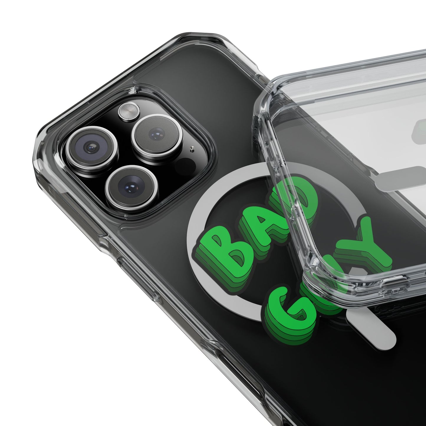 Bold 3D Bad Mood Magnetic Clear Impact Case