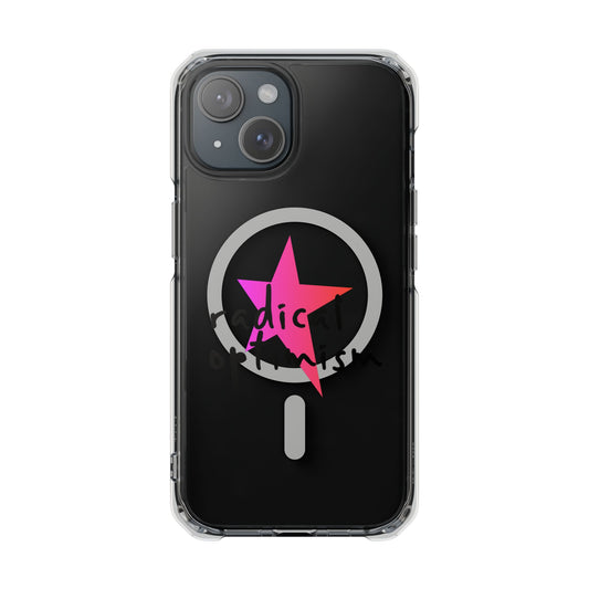 Flame Script Statement Magnetic Clear Impact case