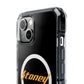 Orange Lightning Text Logo Magnetic Impact Case