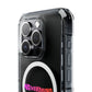 Wavy Groovy Typography Magnetic Clear Impact case
