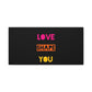 Orange Divide Symbol Matte Canvas