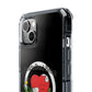 Abstract Guitar Sketch Magnetic Clear Impact Case