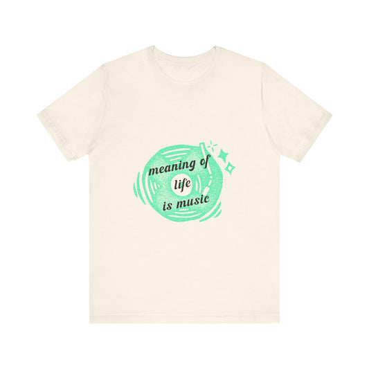 Vinyl Dreams Speak Unisex Jersey short sleeve tee