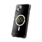 Abstract Black Barbed Wire Magnetic Impact Case