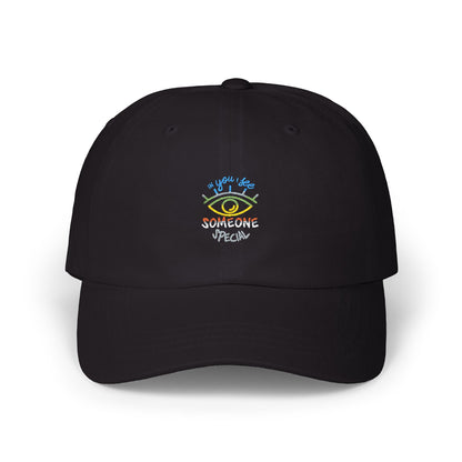 Vibrant Eye and Text Classic dad cap