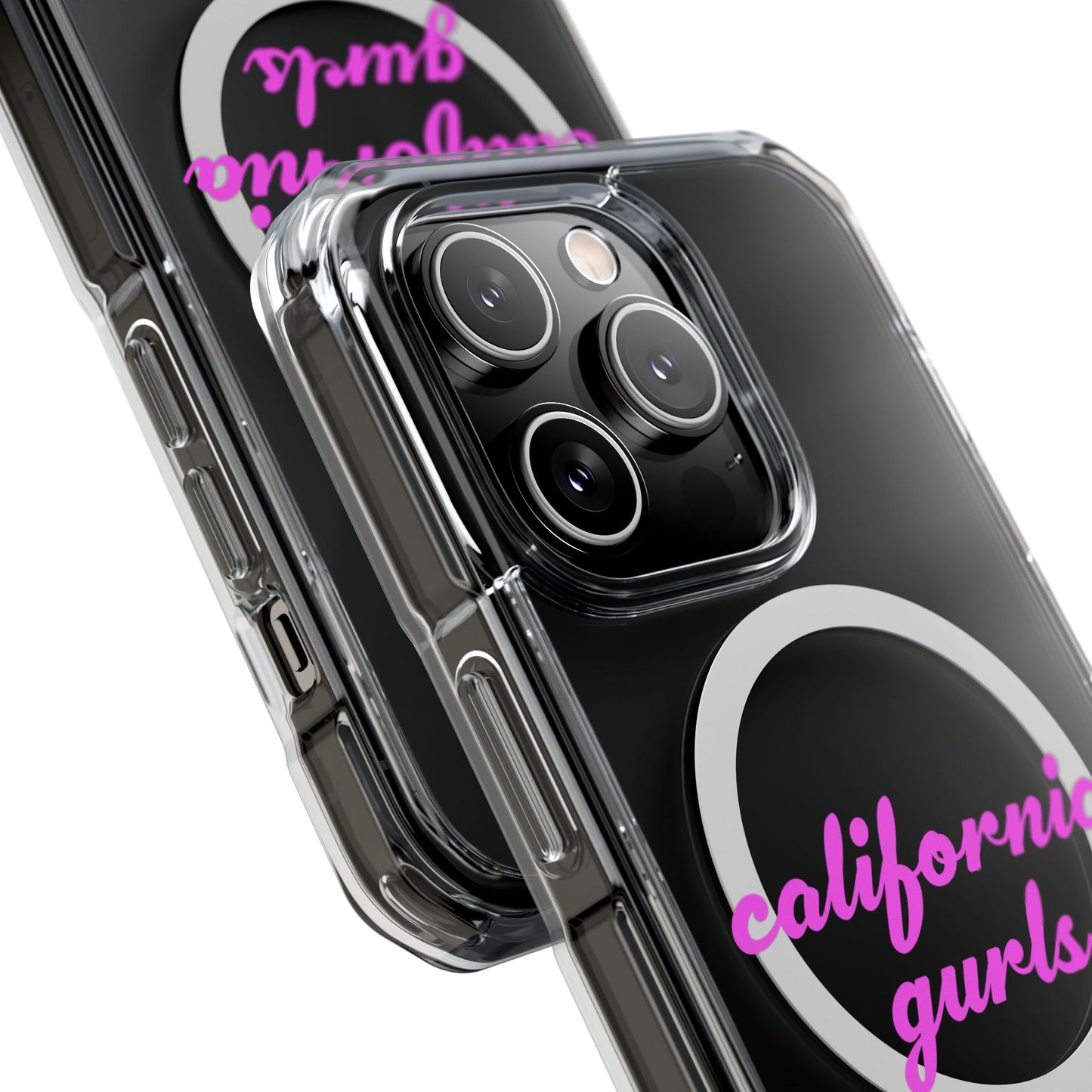 California Script Magnetic Clear Impact cases