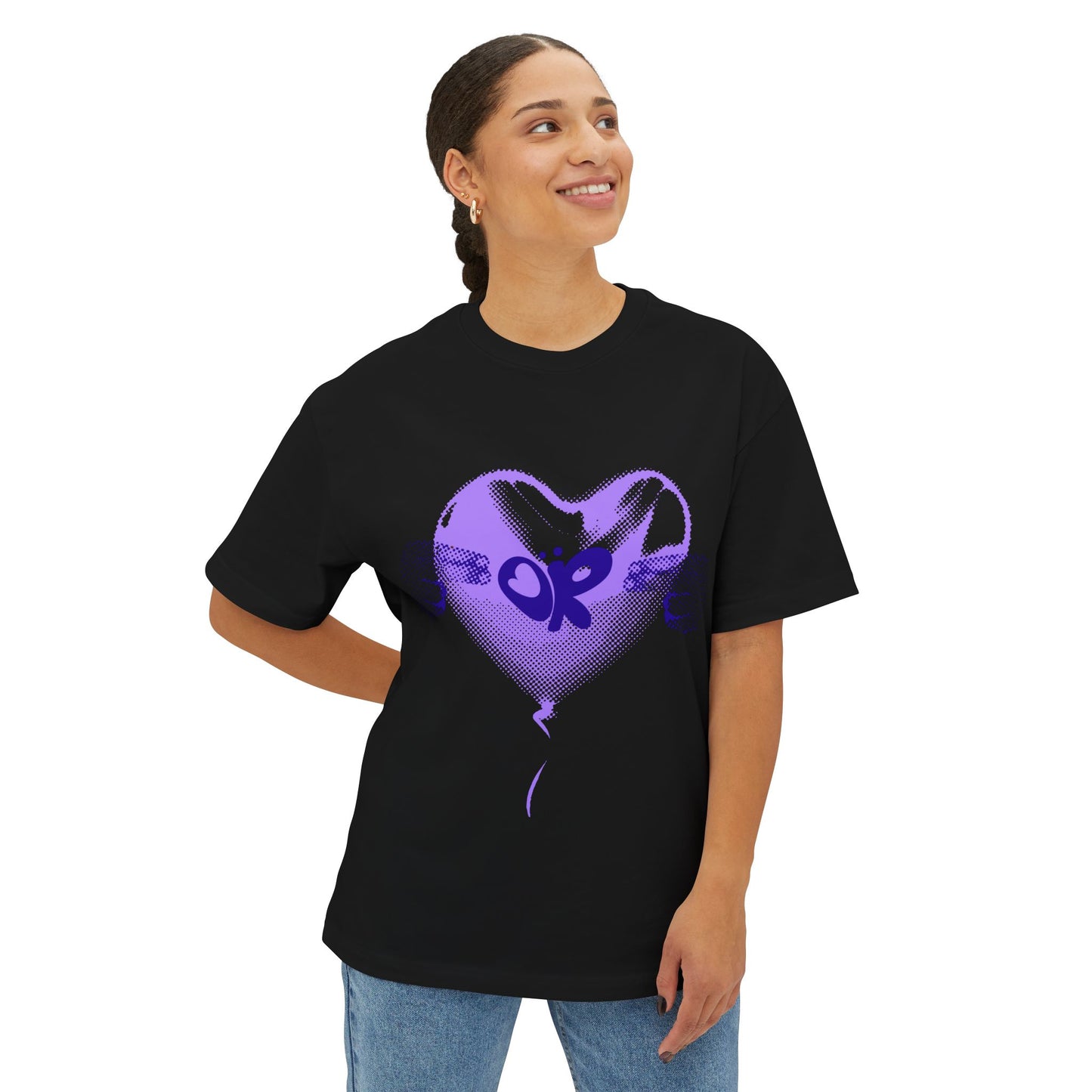 Heart Balloon OR Pop Art-Oversized Tee