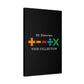 Matte Stretched Canvas, 1.25" Depth – Ed Sheeran Black Edition