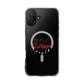 Signature Flame Script Magnetic Clear Impact Case