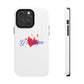 Heart on Fire Bold Script Tough Magnetic Case