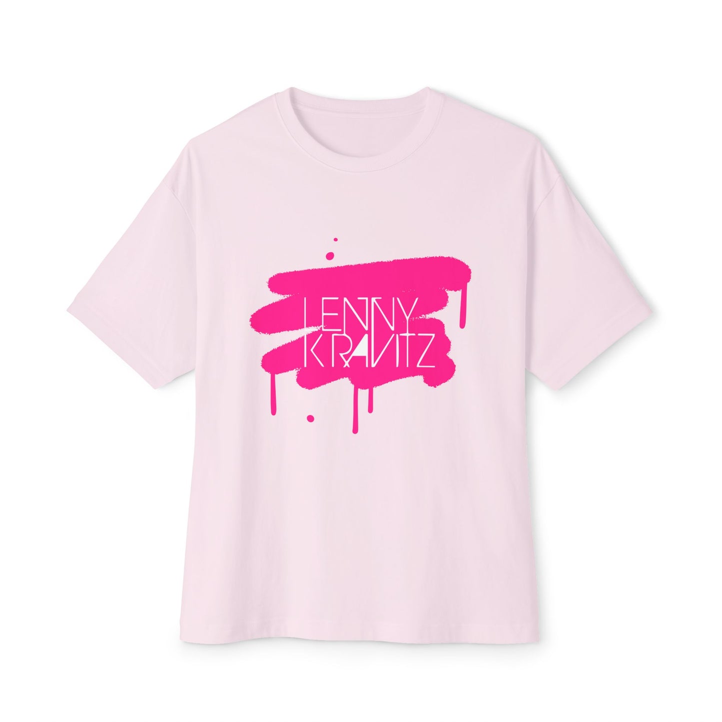 Electric Graffiti Drip Unisex Oversized Boxy tee
