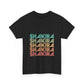 Retro Pop Lines Unisex Heavy cotton tee
