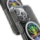 Rainbow Lunar Phases Magnetic Clear Impact case