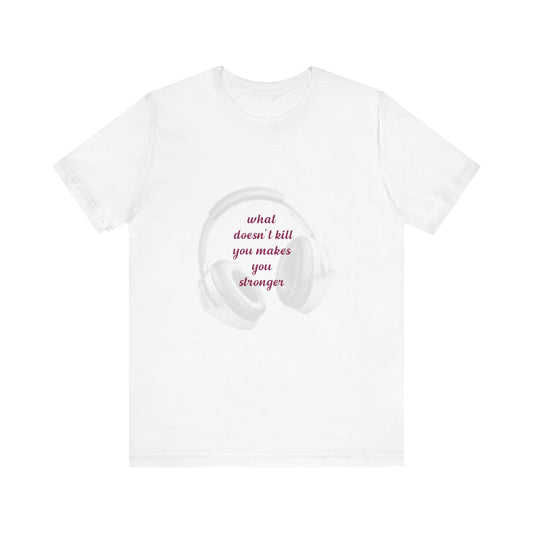 Stronger Soundwaves Unisex Jersey short sleeve tee