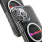 Wavy Groovy Typography Magnetic Clear Impact case