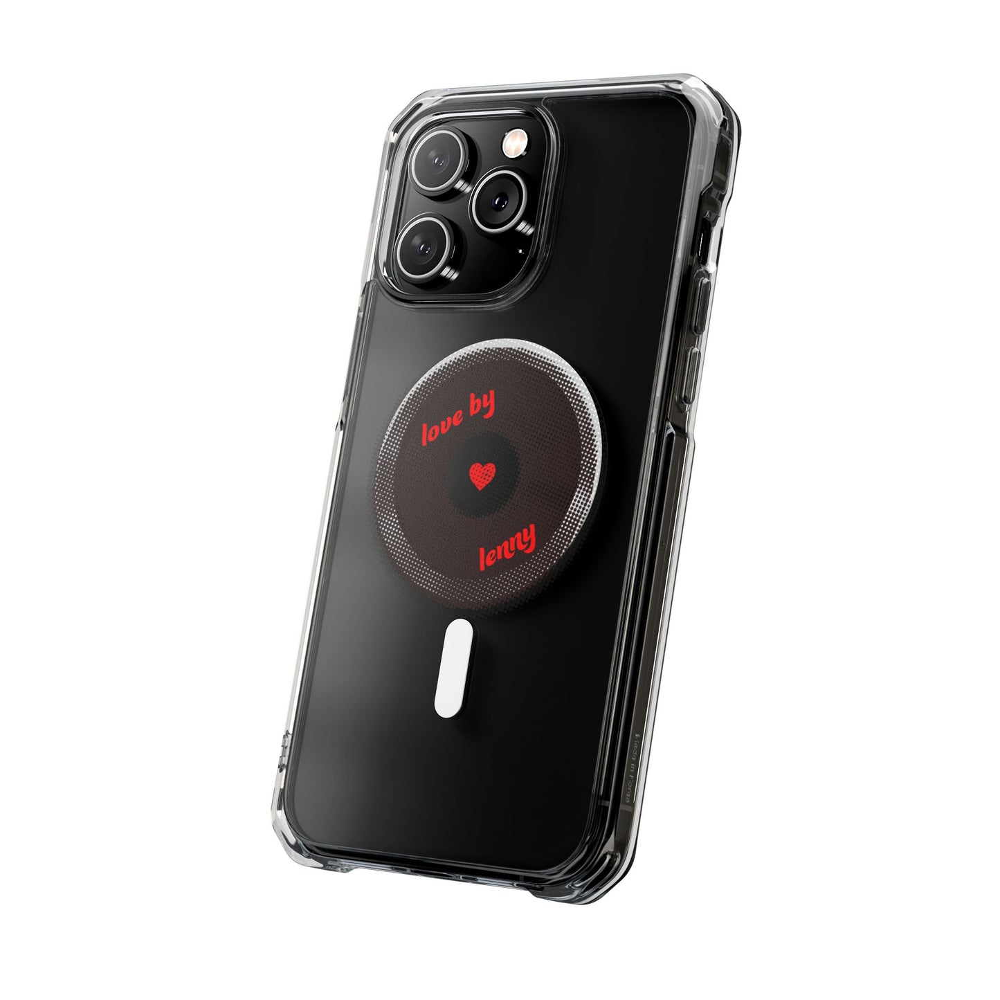 Vinyl Love Spin Magnetic clear Impact case