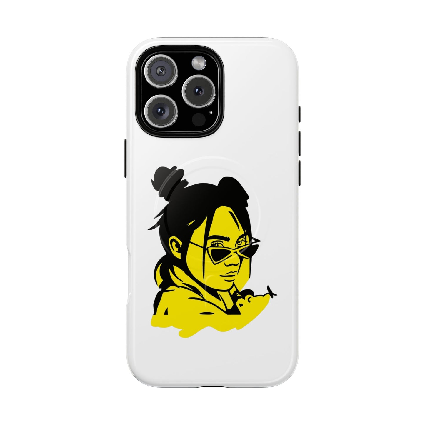 Neon Mood Portrait Tough Magnetic Case