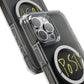 Abstract Black Barbed Wire Magnetic Impact Case
