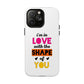 Orange Divide Symbol Tough Magnetic case