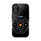 Premium Tough Case for iPhone 12 to 16 Pro Max Showcasing Coldplay’s Illustration Concept