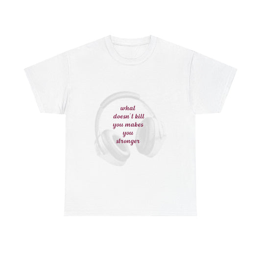 Stronger Soundwaves Unisex Heavy cotton tee