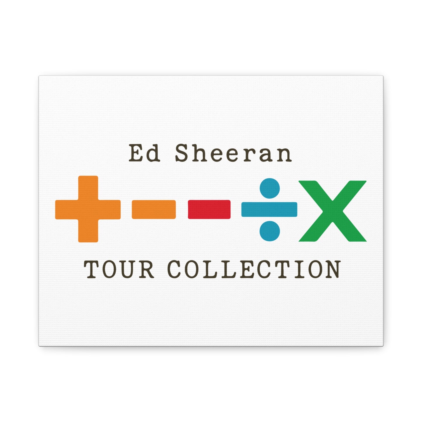 Matte Stretched Canvas, 1.25" Depth – Ed Sheeran Edition