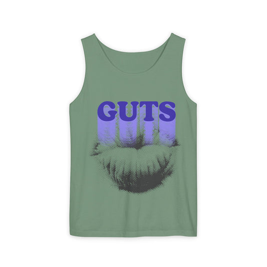 Guts Drip Effect Halftone-Dyed Tank Top