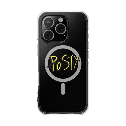 Abstract Black Barbed Wire Magnetic Impact Case