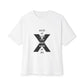 Abstract Paw and Brush Stroke Oversized Boxy Tee