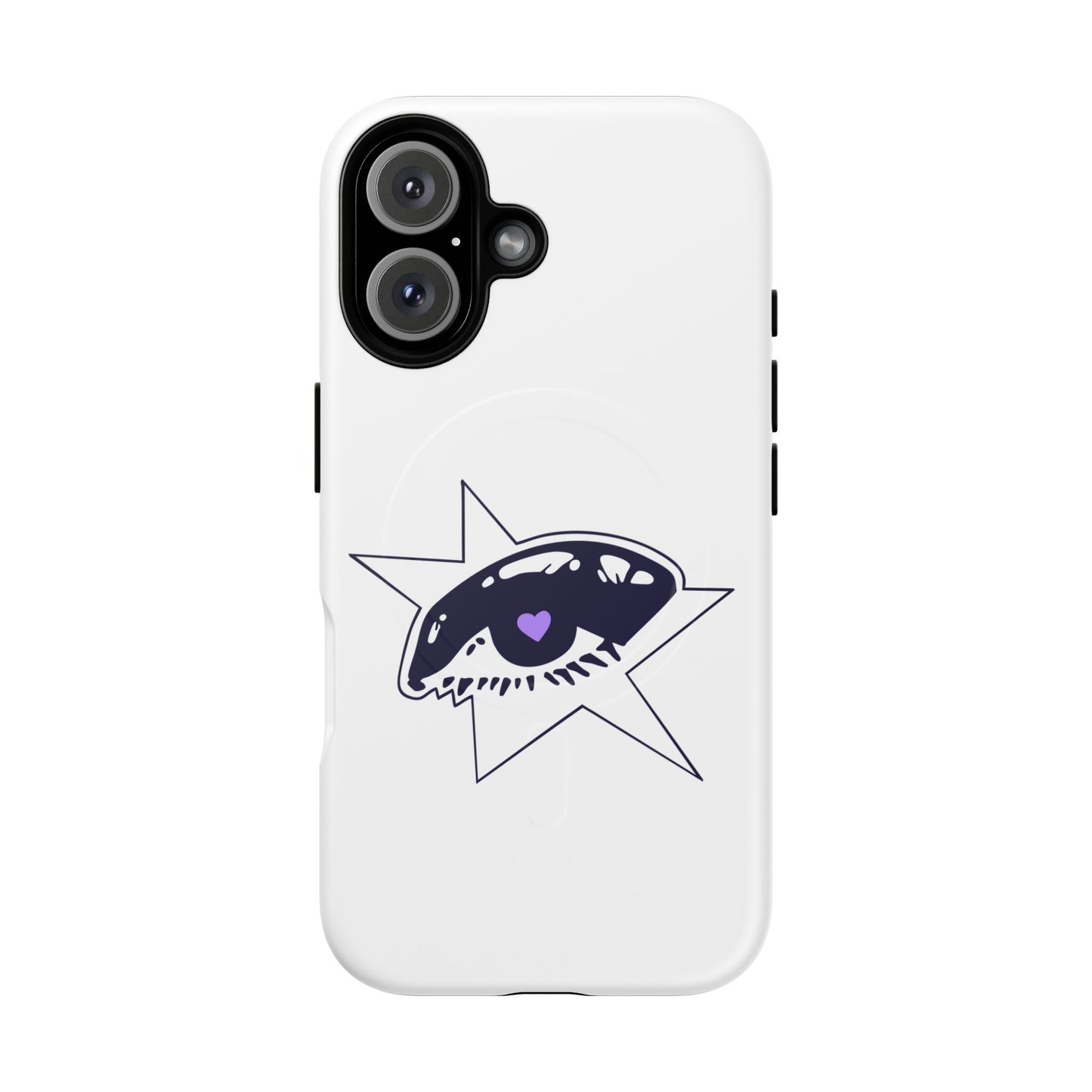 Purple Starry Eye Tough Magnetic phone case