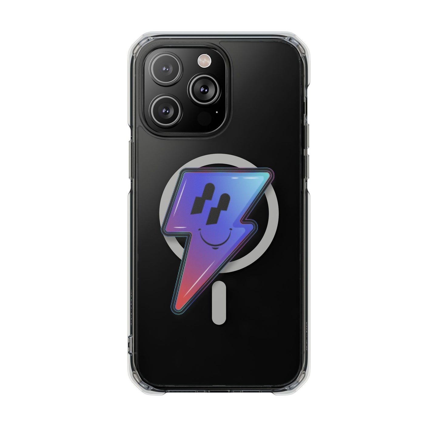 Smiley Charge Pop Magnetic clear Impact case