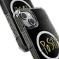 Abstract Black Barbed Wire Magnetic Impact Case
