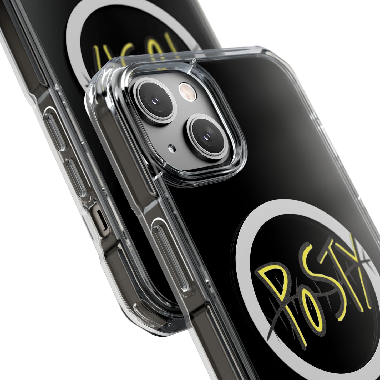 Abstract Black Barbed Wire Magnetic Impact Case