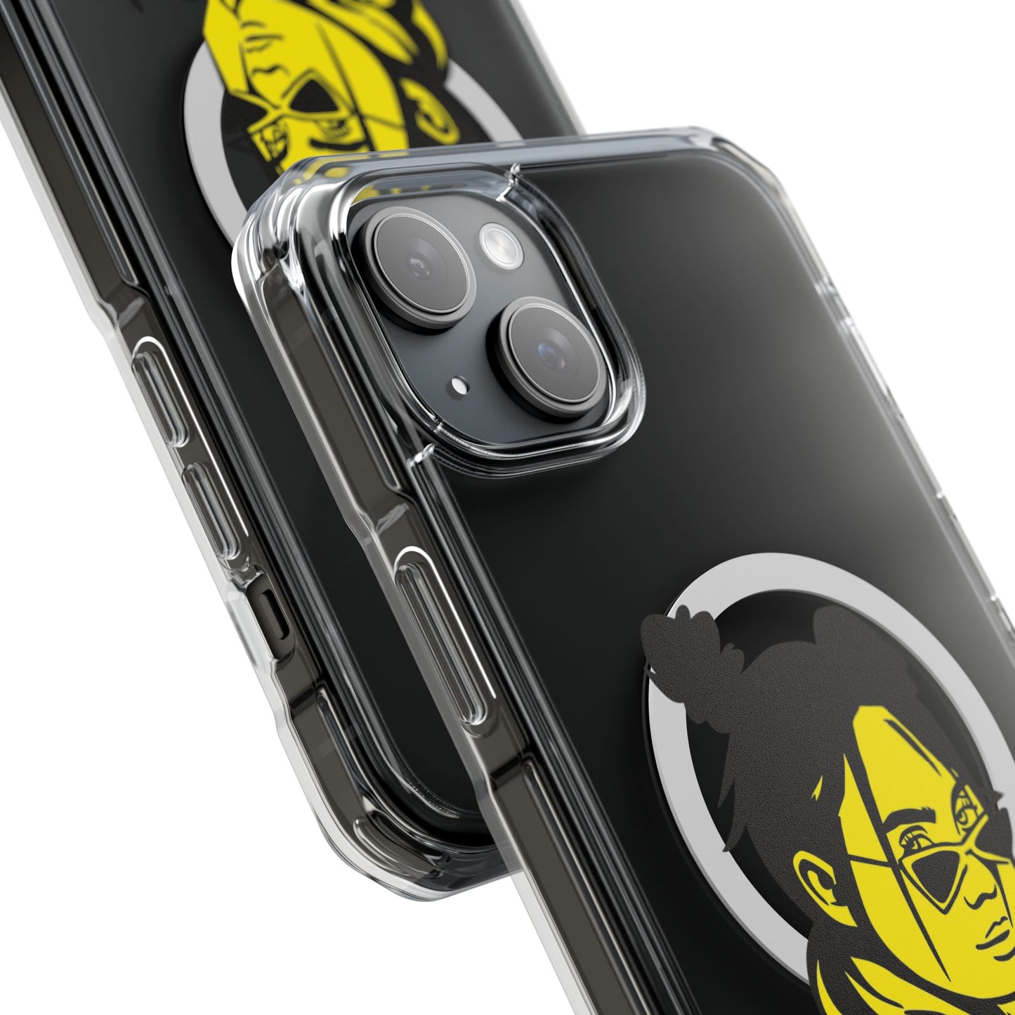 Neon Mood Portrait Magnetic Clear Impact Case