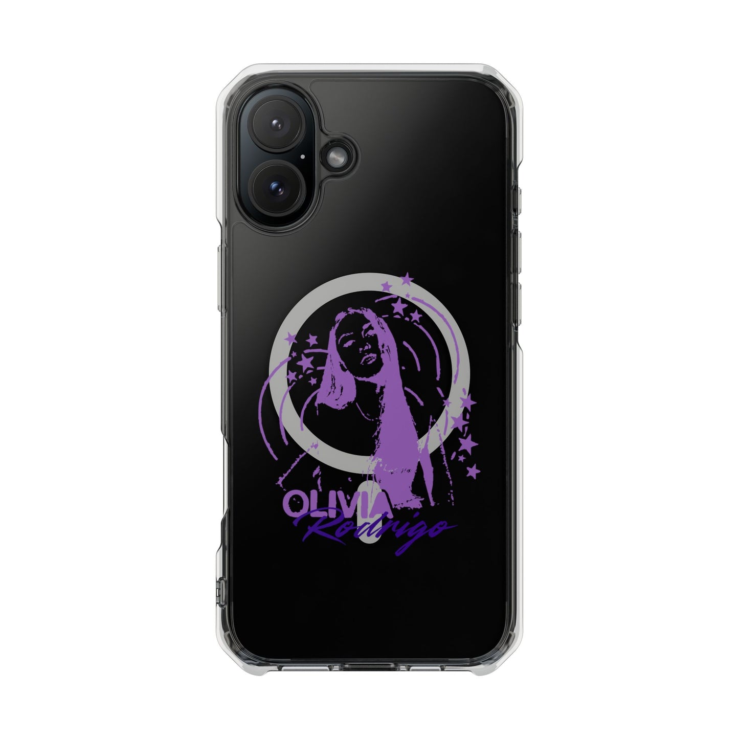 Olivia Rodrigo Star Portrait Magnetic Clear Impact Case