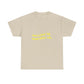 Open Vibes Yellow Script Unisex Heavy cotton Tee