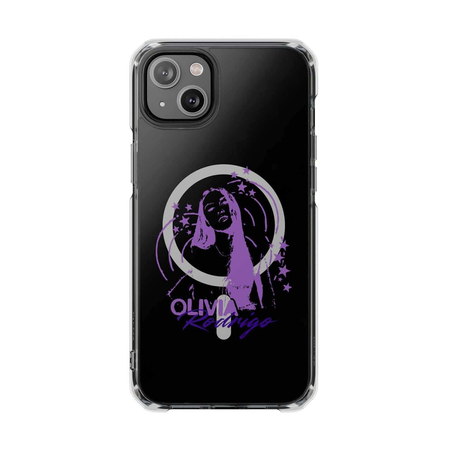 Olivia Rodrigo Star Portrait Magnetic Clear Impact Case