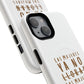 Hustle Over Tears Tough Magnetic case