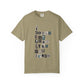 Mixed Message Collage Unisex Dyed T-shirt
